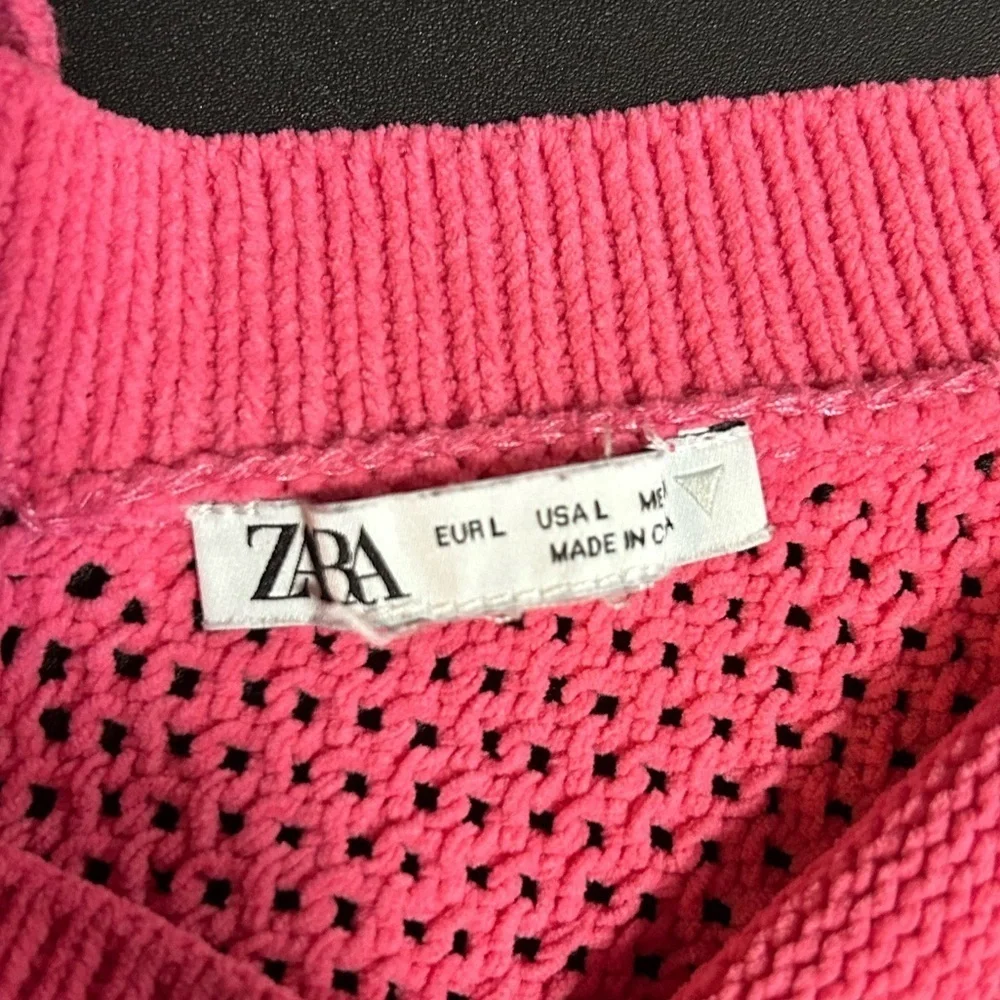 Zara Halter Knit Crop Top/Large - Picture 4 of 4